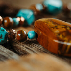 bound by nature cedar necklace closeup