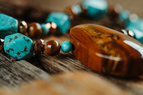 bound by nature cedar necklace closeup