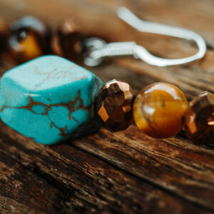 bound by nature cedar earrings closeup