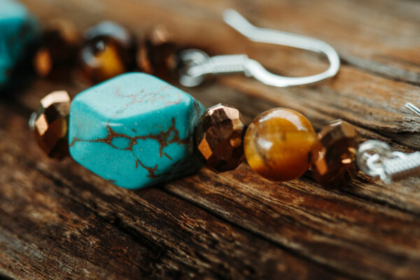 bound by nature cedar earrings closeup